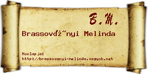 Brassoványi Melinda névjegykártya